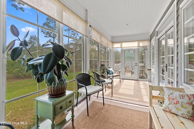 4106 Kittiwake Ct, Southport, NC 28461 - sunroom / solarium with french doors