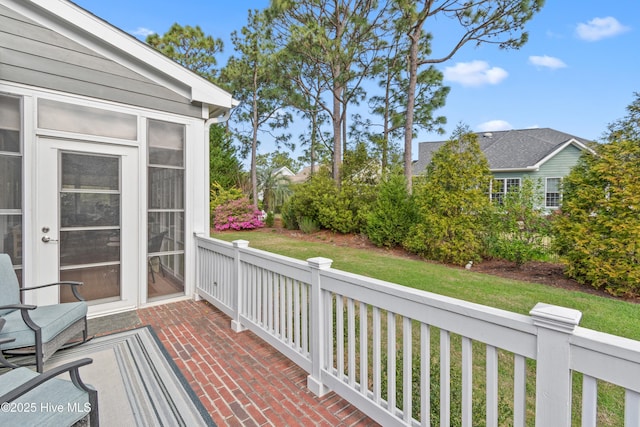 4106 Kittiwake Ct, Southport, NC 28461 - view of wooden terrace