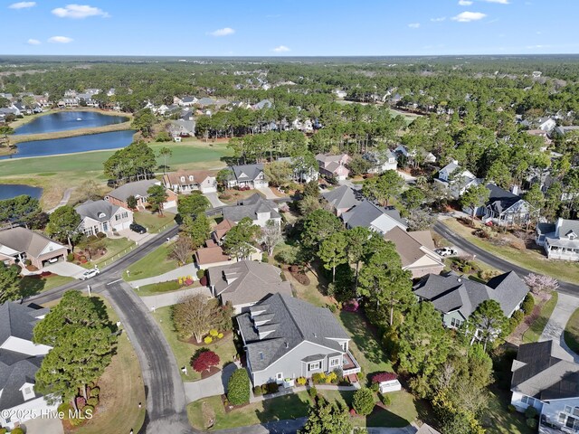 4106 Kittiwake Ct, Southport, NC 28461 - aerial view of property's location with nearby suburban area, a nearby body of water, and a local golf course
