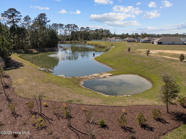 view of water feature
