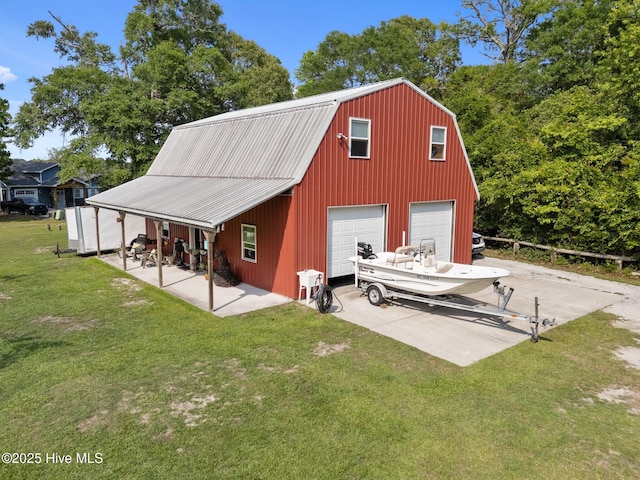 3582 Norman Dr SW, Supply, NC 28462 - view of barn with a yard and driveway