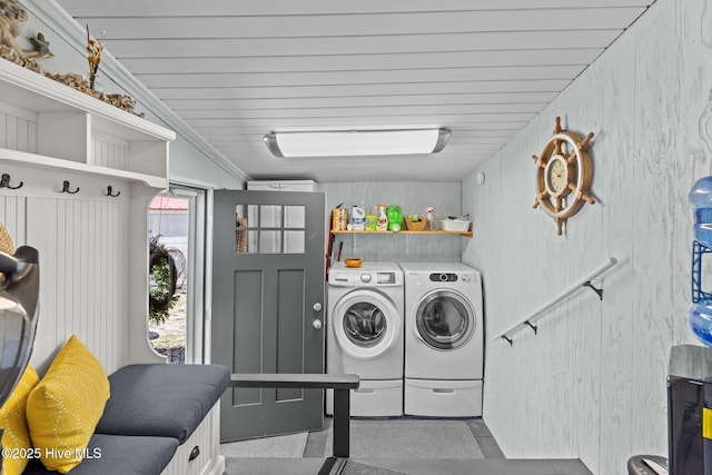 3582 Norman Dr SW, Supply, NC 28462 - laundry room featuring independent washer and dryer