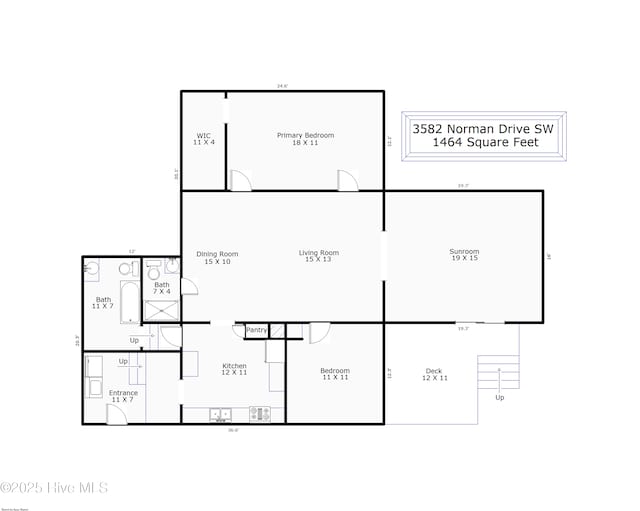 3582 Norman Dr SW, Supply, NC 28462 - floor plan / room layout