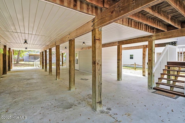 120 NE 27th St, Oak Island, NC 28465 - view of patio / terrace with stairway