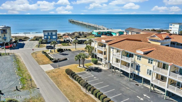 120 NE 27th St, Oak Island, NC 28465 - birds eye view of property featuring a water view