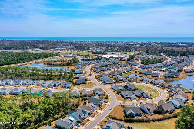 1381 Ellsworth Dr SW, Ocean Isle Beach, NC 28469 - aerial view of residential area with a nearby body of water