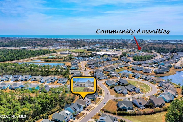 1381 Ellsworth Dr SW, Ocean Isle Beach, NC 28469 - aerial view of residential area featuring a large body of water