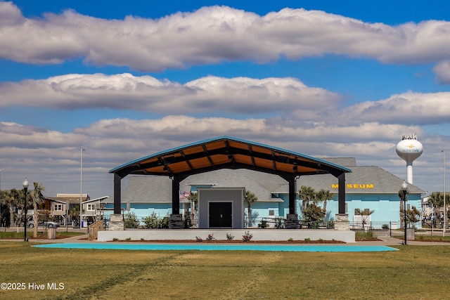 1381 Ellsworth Dr SW, Ocean Isle Beach, NC 28469 - view of home's community with a gazebo and a lawn