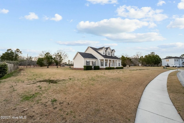 exterior space with fence