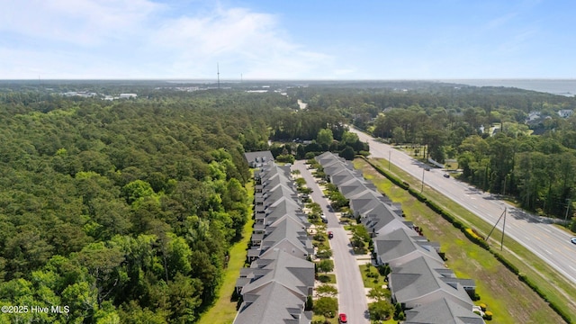 512 Village Green Dr Unit A, Morehead City, NC 28557 - aerial view of residential area with a forest
