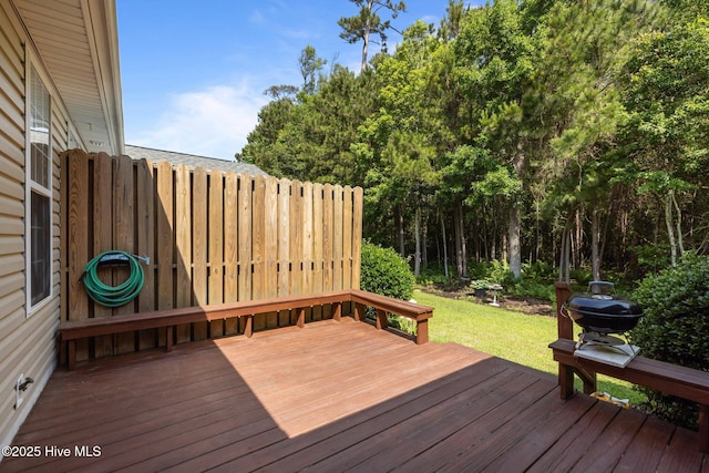 512 Village Green Dr Unit A, Morehead City, NC 28557 - deck featuring a yard