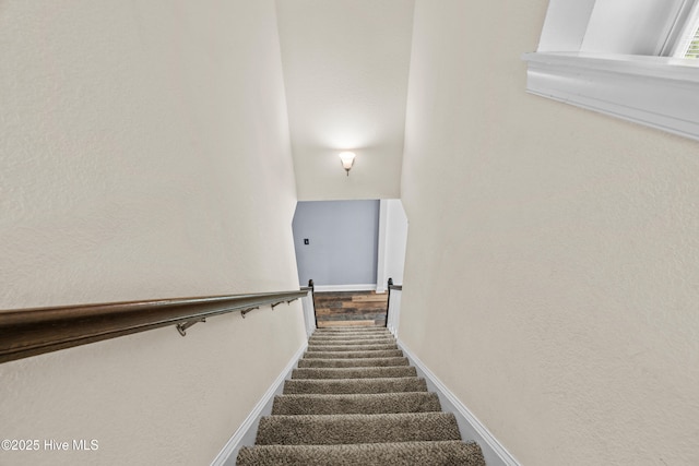 141 Trevor Way, Moyock, NC 27958 - stairway featuring baseboards