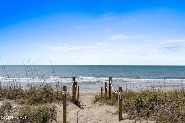water view with a beach view