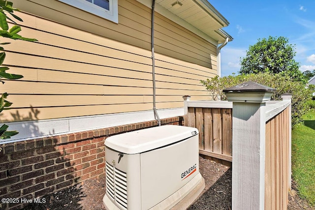 exterior details with a power unit
