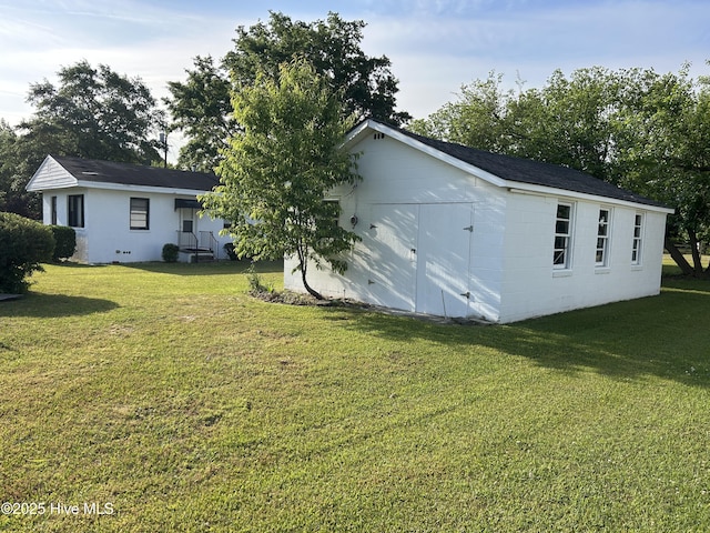 500 Rowan Rd, Clinton, NC 28328 - exterior space with a lawn