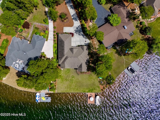 bird's eye view featuring a residential view