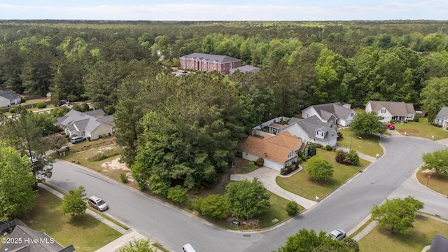 301 Derby Park Ave, New Bern, NC 28562 - drone / aerial view featuring a residential view and a wooded view