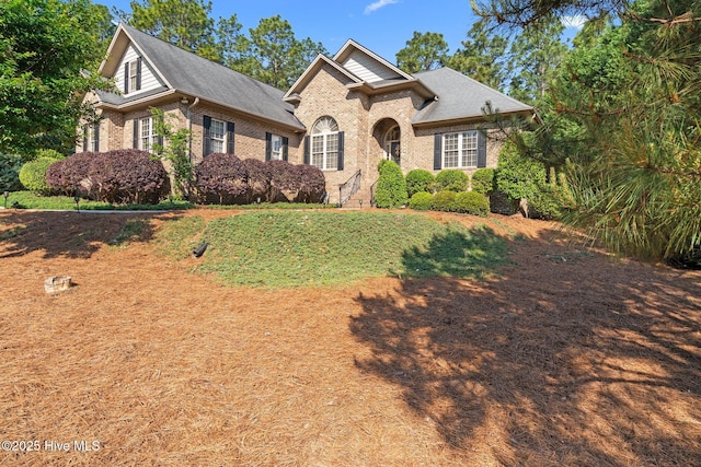 view of front facade with brick siding