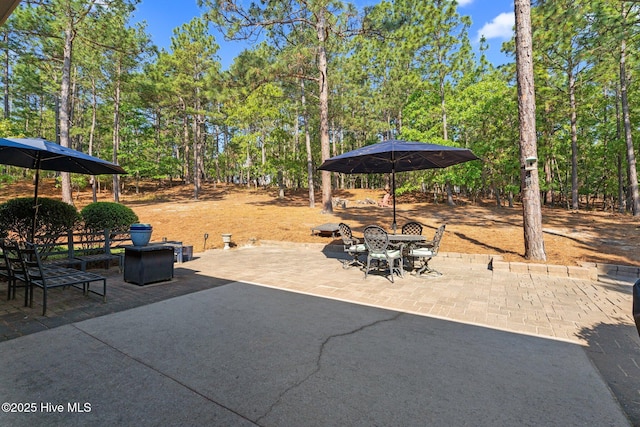 view of patio / terrace with outdoor dining space