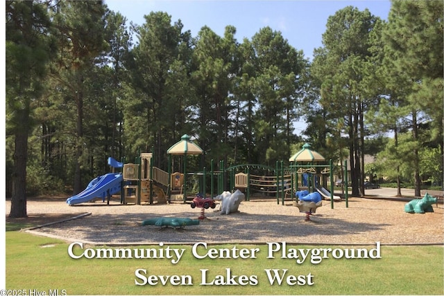 view of communal playground