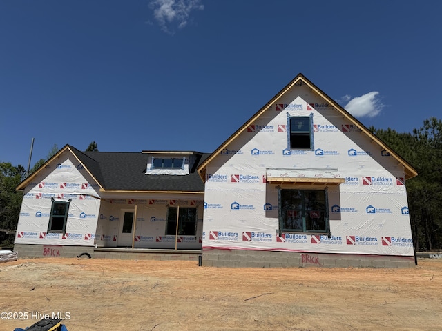 view of property under construction