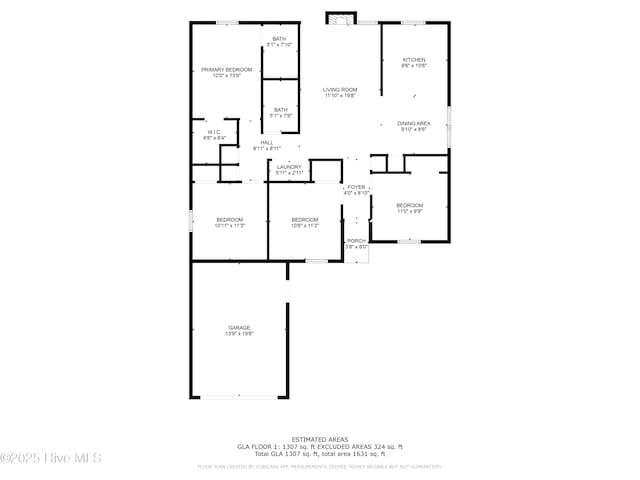 3002 E Windgate Ct, Jacksonville, NC 28546 - floor plan