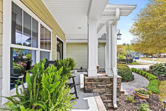 5994 Gray Squirrel Path, Southport, NC 28461 - entrance to property with covered porch