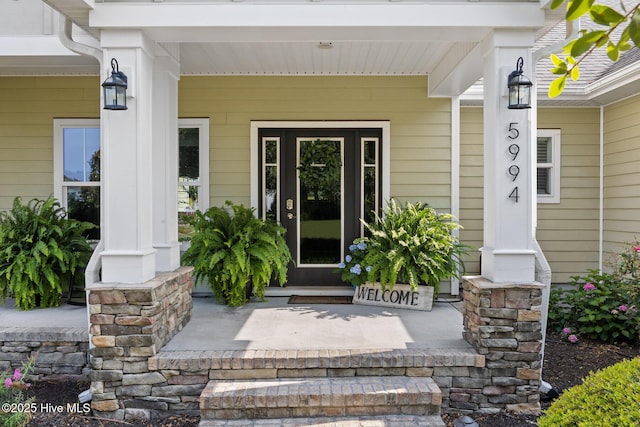 5994 Gray Squirrel Path, Southport, NC 28461 - entrance to property featuring a porch