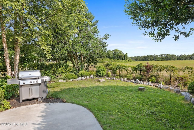 5994 Gray Squirrel Path, Southport, NC 28461 - view of grassy yard featuring a patio