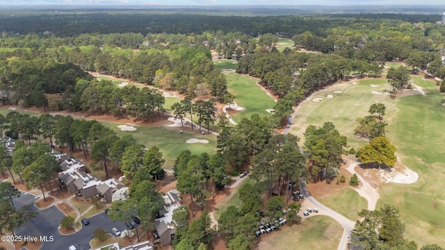 5 Pine Tree Rd Unit 211, Pinehurst, NC 28374 - aerial view of property's location featuring a heavily wooded area and a local golf course