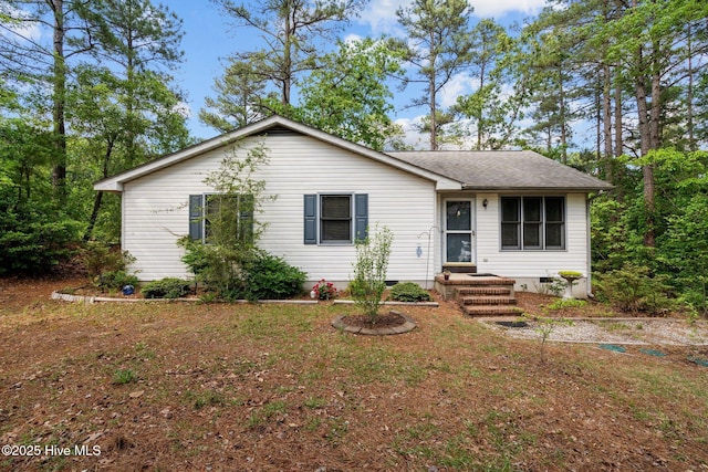 1 Vail Pl, Pinehurst, NC 28374 - ranch-style house with roof with shingles and crawl space
