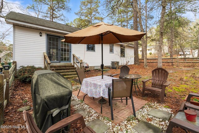 1 Vail Pl, Pinehurst, NC 28374 - view of front facade featuring entry steps and cooling unit
