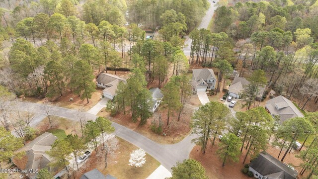 1 Vail Pl, Pinehurst, NC 28374 - drone / aerial view with a forest view
