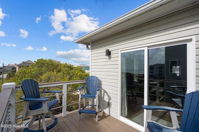 1317 Bowfin Ln Unit 2, Carolina Beach, NC 28428 - view of wooden deck