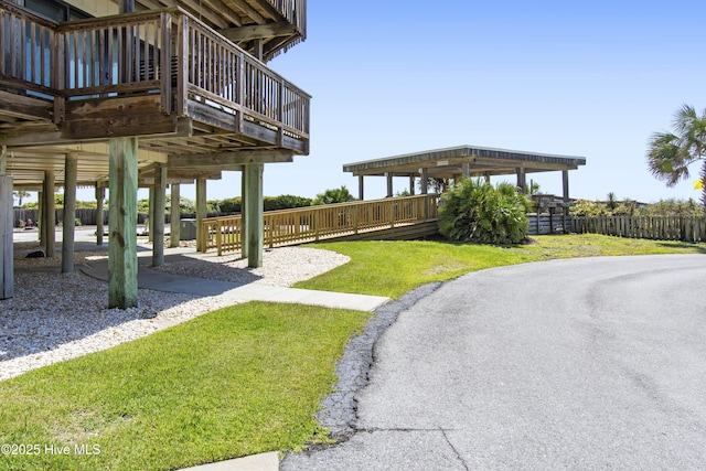 view of yard