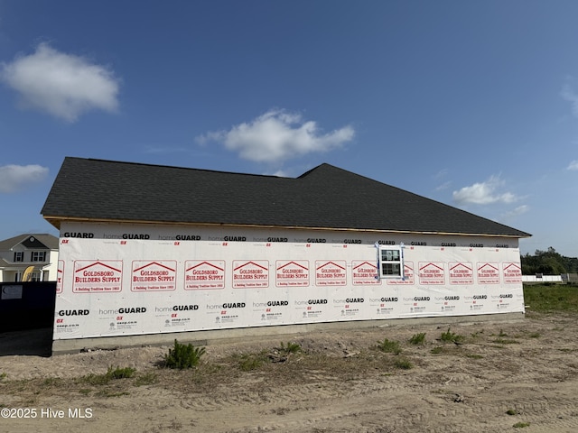 100 Nova Pl, Pikeville, NC 27683 - view of home's exterior featuring roof with shingles