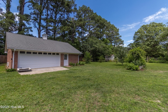 206 Robin Ln, Edenton, NC 27932 - view of grassy yard with an outdoor structure