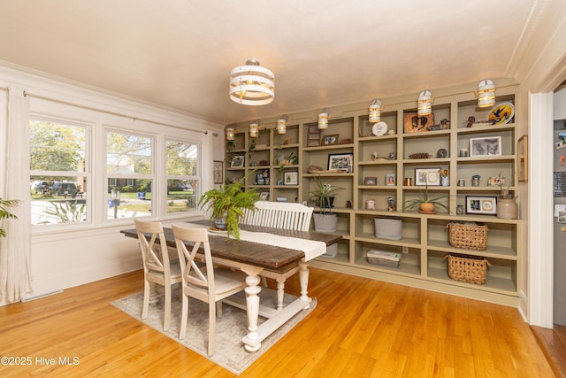 206 Robin Ln, Edenton, NC 27932 - dining space with light wood-style flooring and baseboards