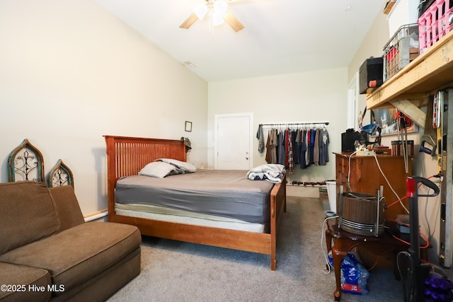 304 Sheffield Rd, Jacksonville, NC 28546 - carpeted bedroom featuring ceiling fan