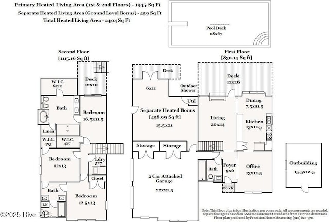 7001 Robert Ruark Dr SE, Southport, NC 28461 - view of home floor plan