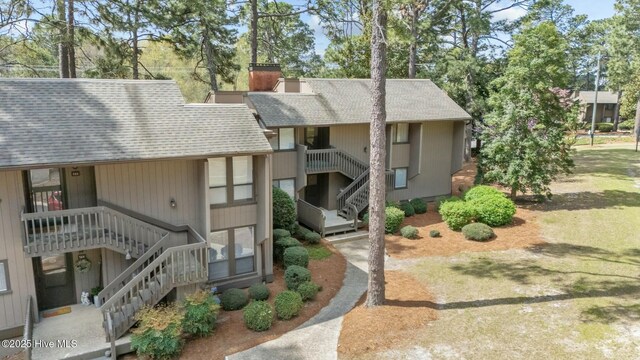 280 Sugar Gum Ln # 165, Pinehurst, NC 28374 - view of building exterior with stairs