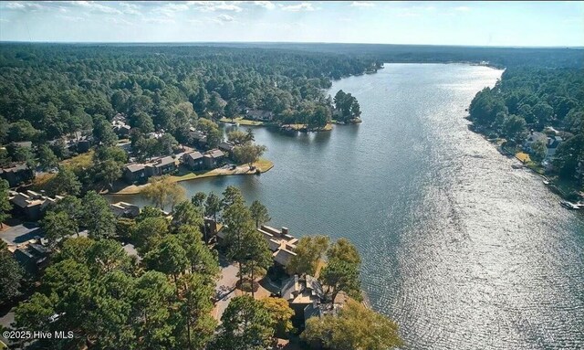280 Sugar Gum Ln # 165, Pinehurst, NC 28374 - aerial view of property's location with a forest and a nearby body of water