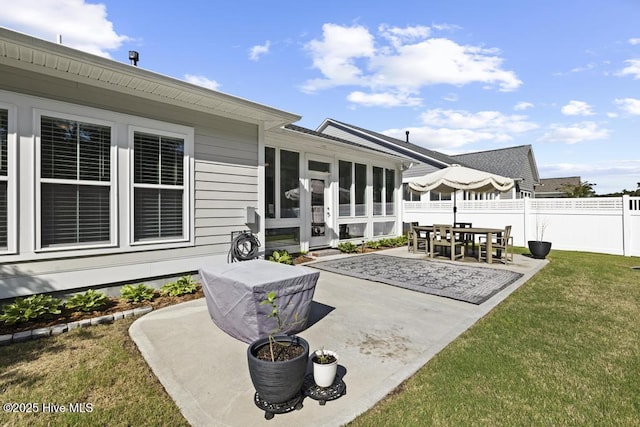 323 Lightning Bug Ln, Holly Ridge, NC 28445 - view of patio / terrace