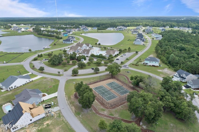 323 Lightning Bug Ln, Holly Ridge, NC 28445 - aerial overview of property's location with a nearby body of water and nearby suburban area