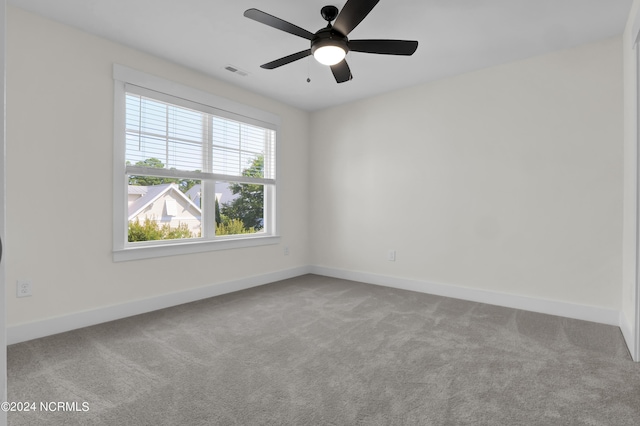 1008 Peace St Lot 69, Leland, NC 28451 - carpeted empty room with baseboards and a ceiling fan