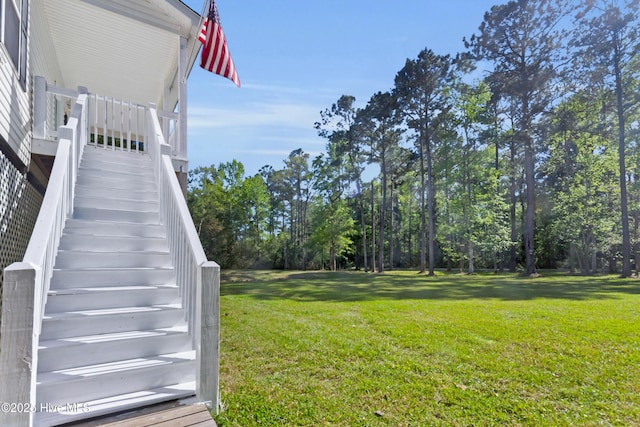 318 Winchester Way, Merritt, NC 28556 - view of yard with stairs