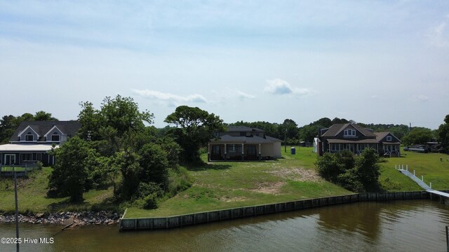 371 Narrow Shore Rd, Aydlett, NC 27916 - back of property featuring a water view