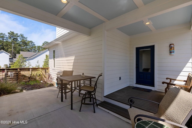 15 Station Ave, Southern Pines, NC 28387 - view of patio / terrace with outdoor dining area