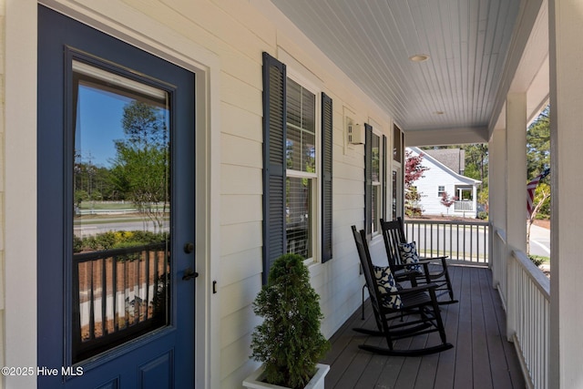 15 Station Ave, Southern Pines, NC 28387 - deck with covered porch