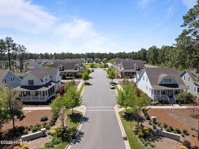 15 Station Ave, Southern Pines, NC 28387 - drone / aerial view with a residential view